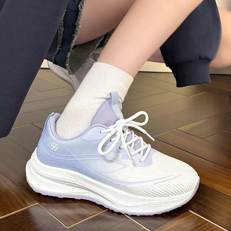 Women's Lightweight Breathable Mesh Sneakers - Soft Sole Casual Running Shoes for Summer