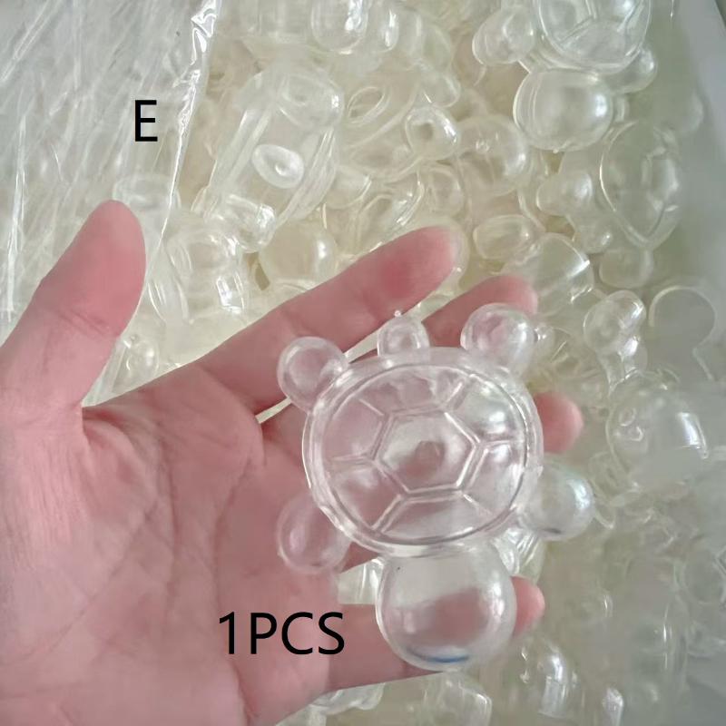 Duidelijke Zachte Plastic Lege Bal Schaal DIY Maltose Knijpbal Huid Handgemaakte Onderdelen Stressverlichtend Speelgoed Accessoire