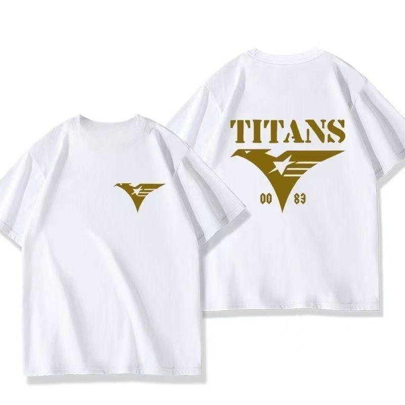 Manxing COSPA Mobile Suit Z Gundam * Titans U.C. 0087 Joint Peripheral Short Sleeve T-Shirt On Clothes Tide