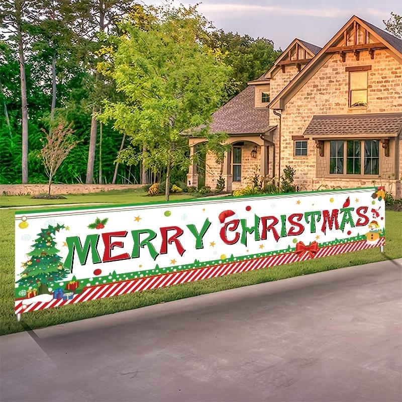 

Зеленый рождественский подвесной баннер для праздников. Праздничное украшение для дома и улицы. Купите сегодня! светло-зеленый