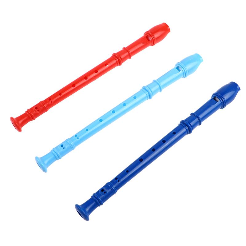 Flauto Dolce di Plastica a 8 Fori Strumento a Fiato Colorato Strumenti per Bambini Regalo Flauto