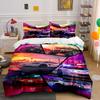 Sports Cars and Cityscapes. Bedding Sets Duvet Cover Sets Duvet Covers Pillowcases(1 * Duvet Cover 2 * Pillowcases Without Duvet Insert)