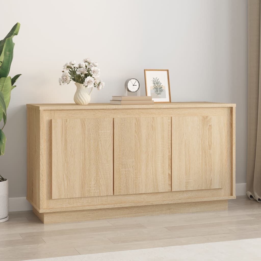Vidaxl Szafka, Dąb Sonoma, 102X35X55 Cm, Materiał Drewnopochodny