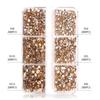 Ss4-Ss12 Boxed Nail Art, Flat Bottom Rhinestone Diy Nail Art Diamond Nail Decorative Accessories 1728 Pcs