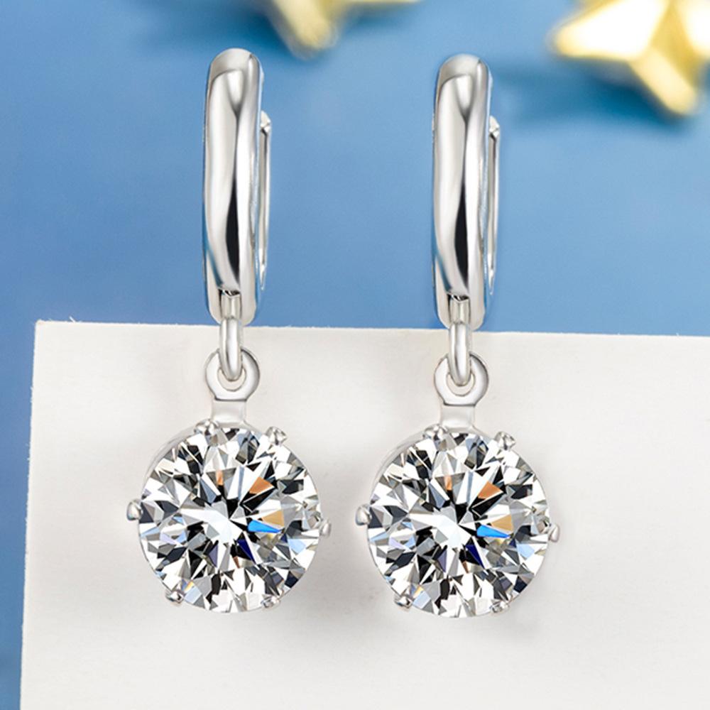 

Light Luxury Temperament with Unique Styling for Senior Girls Earrings білий