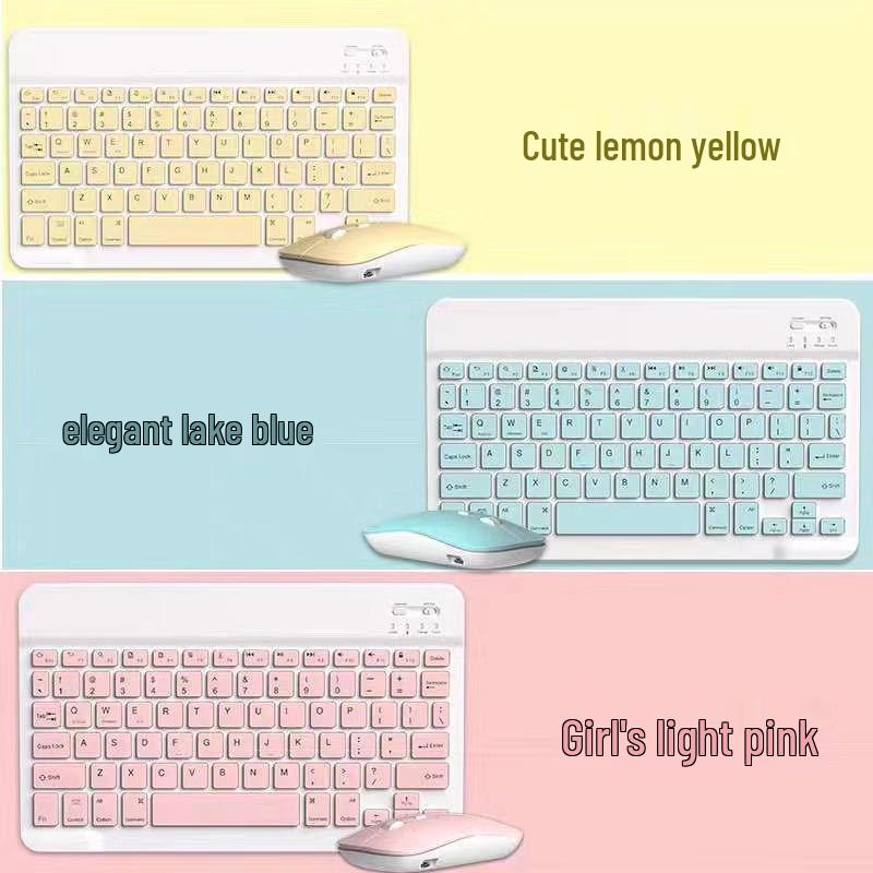 Universal Bluetooth Keyboard & Mouse Set for 8.3'' Tablets - Compatible with Apple iPad, Samsung, Xiaomi, Huawei Devices