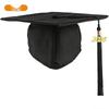 Matte Black Graduation Cap with 2026 Tassel for High School and University Bachelor Degrees