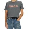 Hugo Boss Logo Printed Regular Fit T Shirt 50467556-086