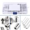 240pcs Convenient Set of Screws Allen Head Screws set Hex Socket Head Screws Grub Screw Set nternal Hex Drive Cup-Point