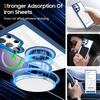 Magnetic For Magsafe Transparent Case For Samsung Galaxy S25 Edge S24 Ultra S23 Plus S23 FE Rotating Metal Stand Holder PC Cover