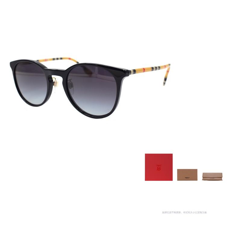 

BURBERRY B. CHECK Simple and Aesthetic Holiday Travel Sunglasses 4380D Women s Black 51 чёрный