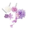 Flower Hairpins with Daisy Accessories for Women Girls Floral Japonism for Tsumami Headpieces Hair Jewelry