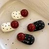 2pack Stylish Heart Shape Hair Clip Colorful Hair Barrettes Trendy Comfortable Hairpin Hair Accessories