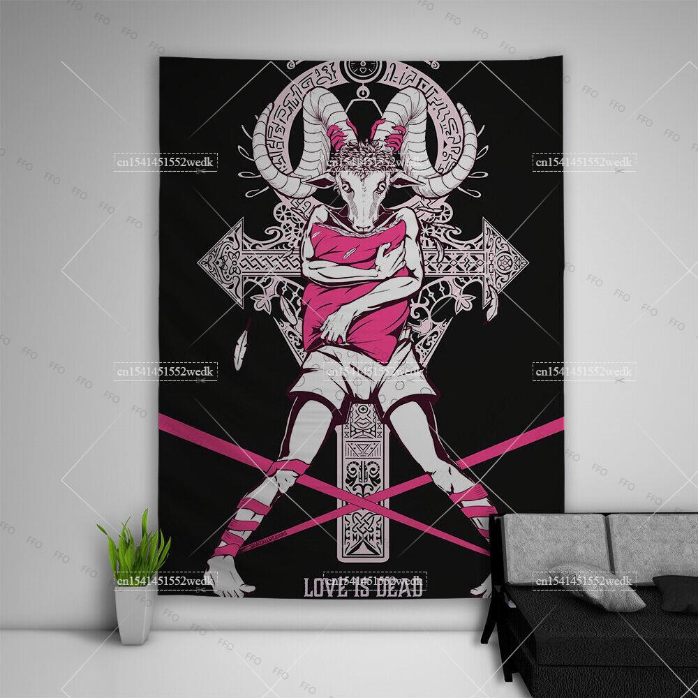 Kawaii School Girl Tapestry Wall Decor Anime Tapestry Manga Aesthetic Room Decoration Meme Tapestries Art Poster For Home