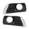 1pair Fog Light Cover Grille Bezel Left Right Fog Light Frame Replacement for Chevy Malibu 2012 To 2015