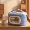 Weiche Warme Hamster Transporttasche Sichtfenster Kleintier Transporttasche Kaninchen Ausflugstasche Outdoor Reisen