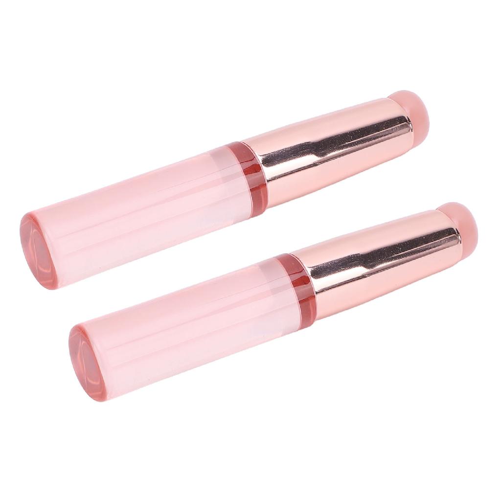 2pcs Lip Applicator Brush Portable Lip Gloss Applicator Makeup Lipstick Applicator for Lip Blush Eye