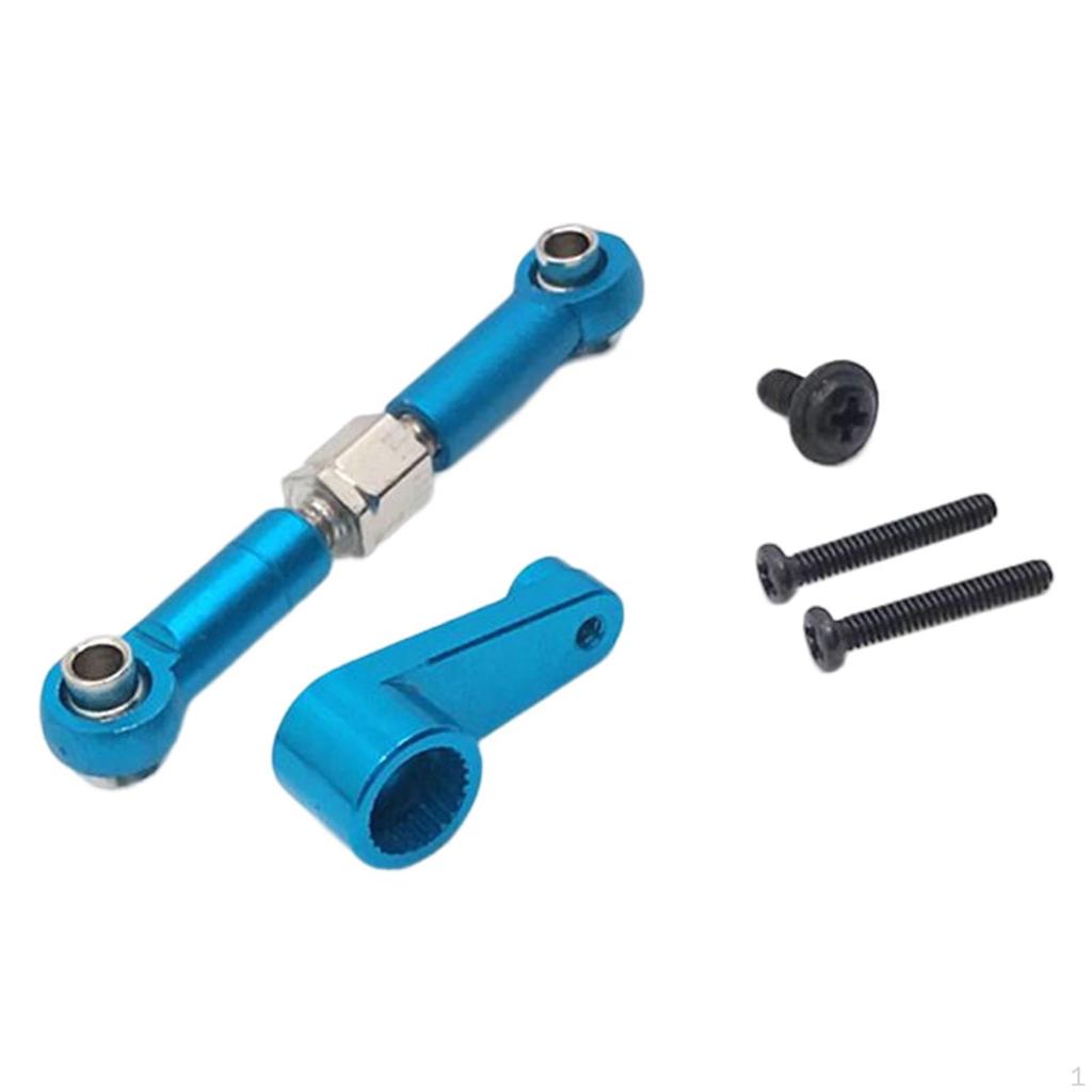 Buy 1/12 1/14 RC Car Servo Link Pull Rod & 28T Steering Arm for Wltoys