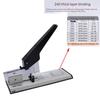 Huapuda Großkapazitäts-Papierhefter Heavy-Duty-Hefter Buchbinde-Heftklammern Manuell betätigter Hefter 100/200 Blatt