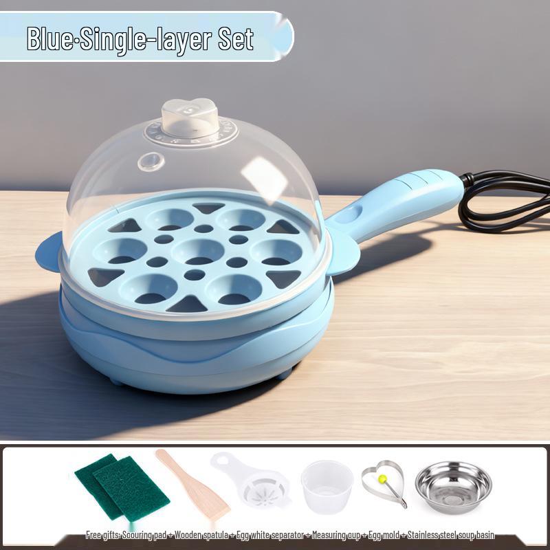 Canxiang Non-Stick Electric Frying Pan: Poached Eggs, Dumplings, Pot Stickers & Breakfast Cooker