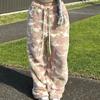 Women's Wide Leg Print High Waist Loose Fit Casual Pants for Everyday Wear