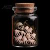Halloween Crafting Supplies Mini Crawling Hand Ornaments, Realistic Palm Decor Props, Spooky Ornaments Props for Haunted House Party Micro Landscape