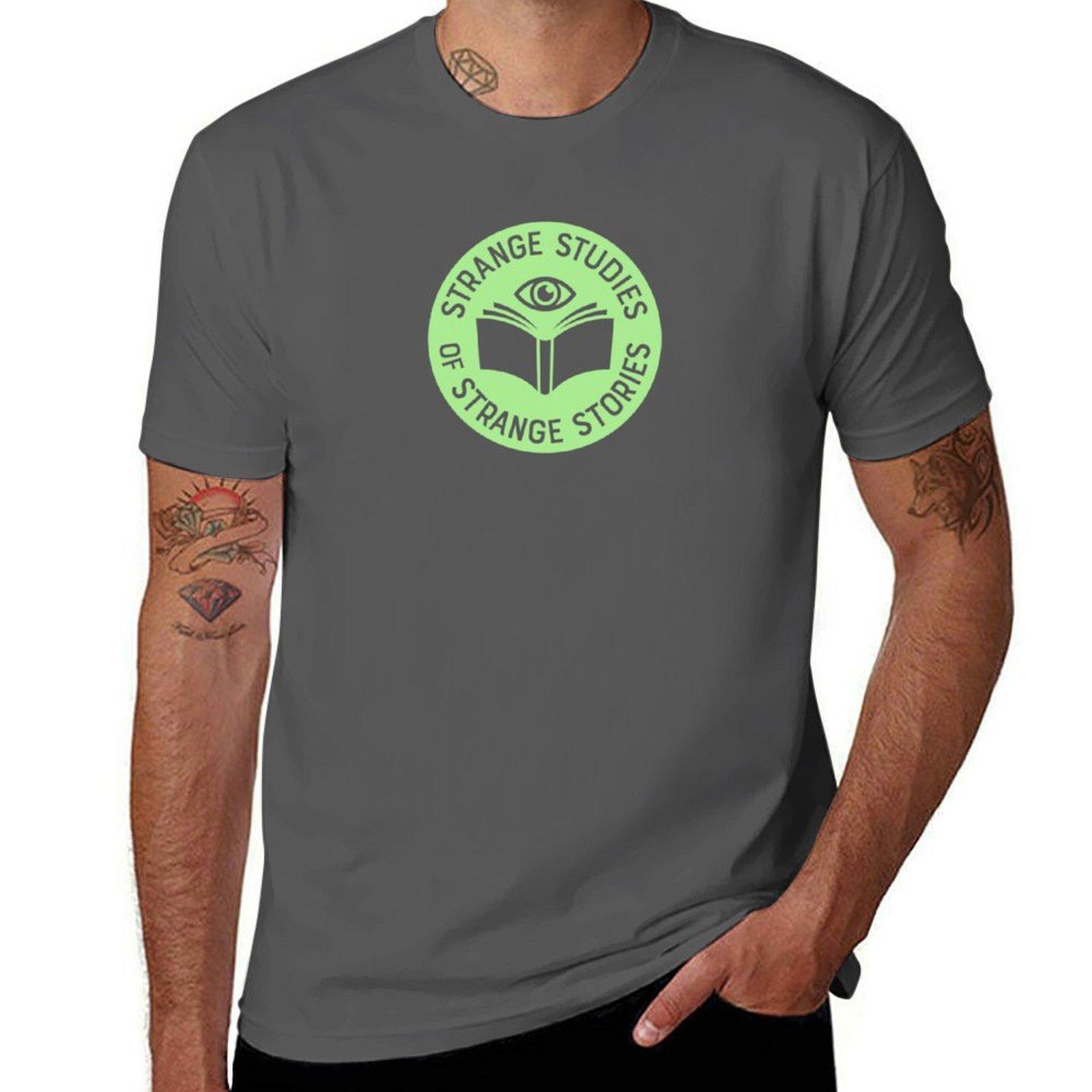 

Strange Studies of Strange Stories Logo Green TShirt Plus Size Quick Dry Sports Tee 4XL