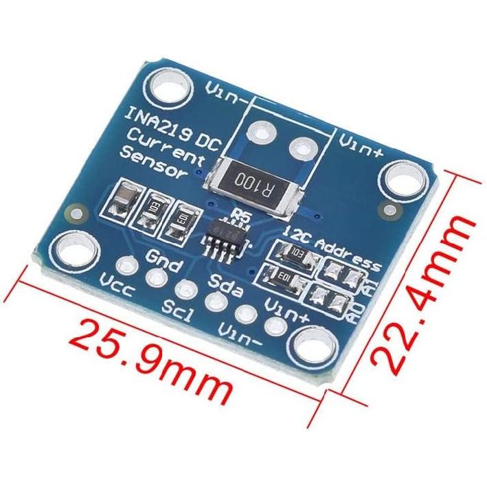WWZMDiB INA219 Current Sensor Module Two -Way Current I2C IIC Interface Compatible with for Arduino Raspberry Pi