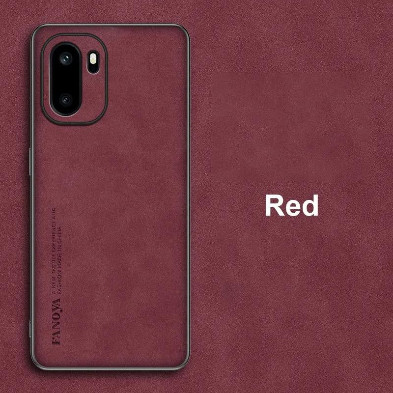 

EUCAGR For OnePlus Ace 6T Luxury PU Leather Phone Case For One Plus Ace 6 5G Ace6 Back Cover Silicone Shockproof Full Protection For OnePlus Ace 6T червоний