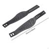2 Pieces Exercise Bike Pedal Strap Black Fix Bands Home Gym Indoor Cycle Footrest Clips Equipment