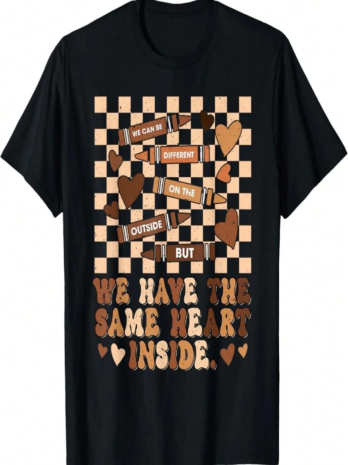 Same Heart Black History Month African American Groovy T-Shirt S разноцветный