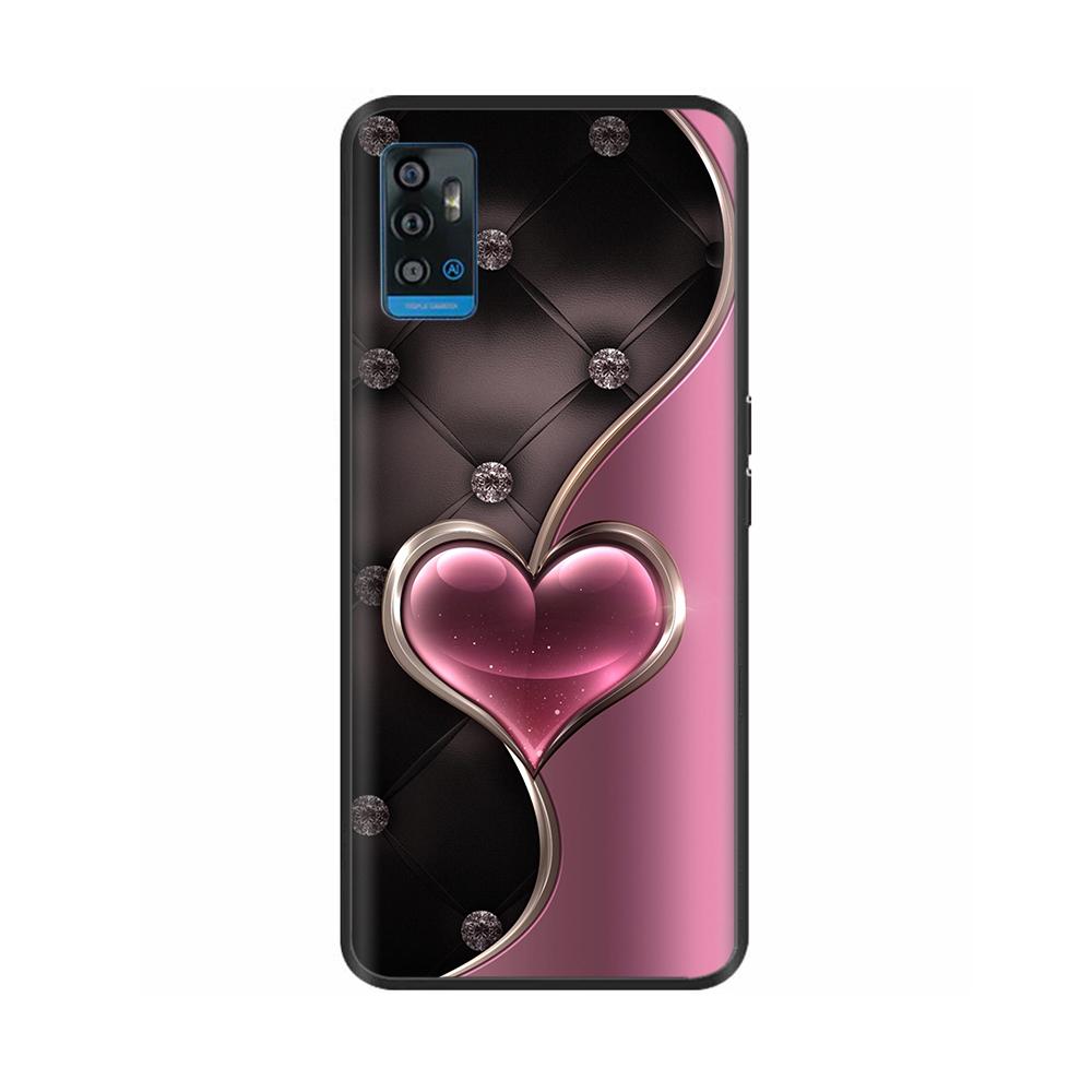 For ZTE Blade A51 Case BladeA71 Stylish Painted Silicone Soft Protector Back Cover For ZTE Blade A71 A7030 BladeA51 Phone Cases