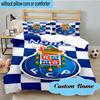 3PCS Custom Name FC Porto Crest Emblem Bedding Set, Including 1pc Duvet Cover And 2pcs Pillowcases, Suitable for dorms and bedrooms Gift
