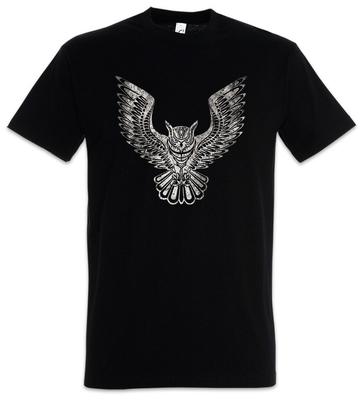 Owl II Men's T-Shirt Owl Cartoon Cute Hipster Indie Electro Tattoo Rockabella