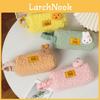 Korean Style Small Cute Pencil Case For Girls Sheep Wool Material Large Capacity Stationery Organizer For Students