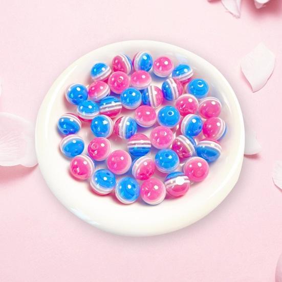 Beads DIY Material Striped Contrast Color Sweet Color Smooth Bracelet Necklace Artifact Material