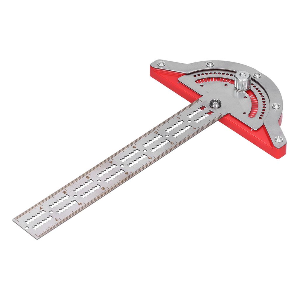 10in Woodworkers Rule Sturdy Clear Scale Precise Wear Resistance with Accessory Measuring Tool