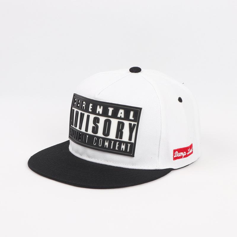 European and American cross border hot three dimensional letter printing baseball hat men and women flat brim hip hop hat street