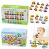 Educational Wooden Toy Cartoon Building Blocks Toy For Kids Aged Over 5