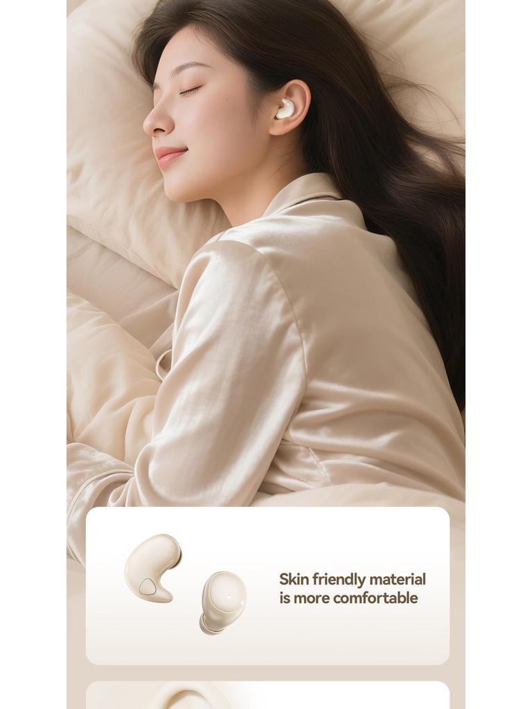 2025 Wireless Bluetooth Earbuds: M126 Dual In-Ear Sleep Headphones