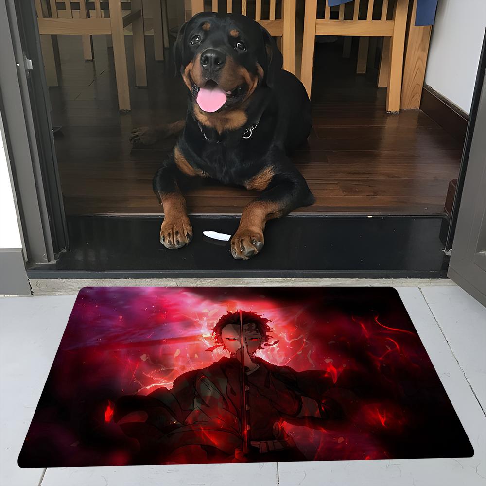 Demon Slayer Floor Mat Nordic Style Home Doormat Bathroom-Toilet Mats Bedroom el Decor Mat