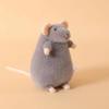 15/21CM Rat Plush Toys Bag Charn Mouse Pendant Cartoon Stuffed Mouse Doll  Kids Toy