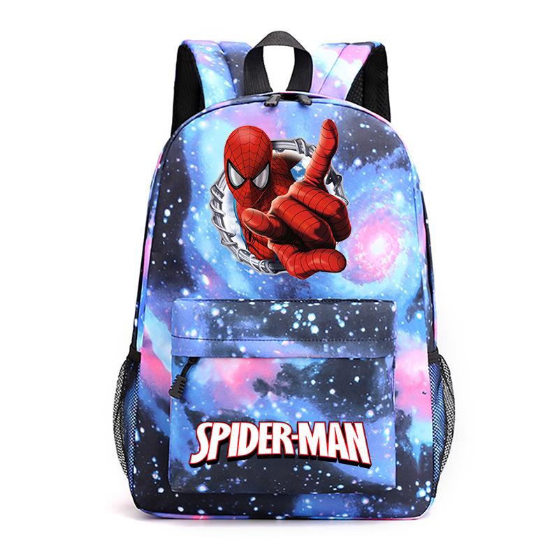 Marvel Spider-Man Rugzak Student Rugzak Tiener Cartoon Kinder Schooltas Backpack