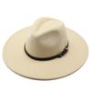 New new autumn and winter wool.cm big eaves jazz top hat men's and women's peach heart top chain top hat felt