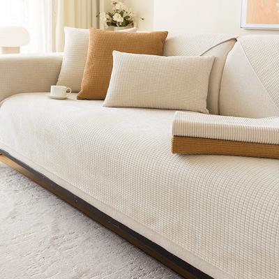 New Waterproof Corn Kernels Sofa Cushion, Universal In All Seasons, Light Luxury Non-Slip Seat Cushion, Straight Row Cover Cross-Border