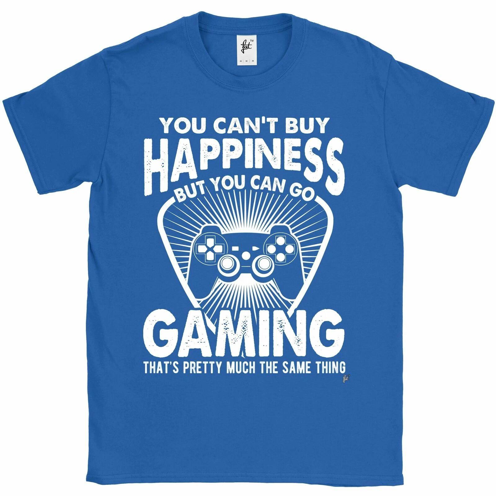 You Can t Buy Happiness But You Can Go Gaming Mens T-Shirt L