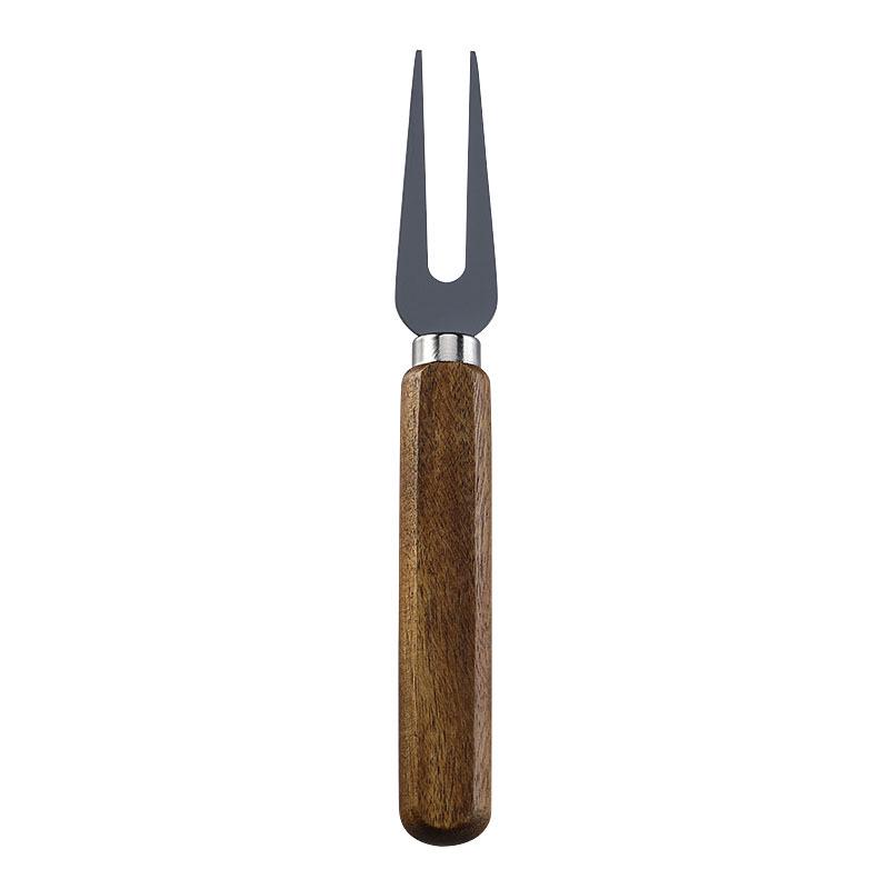 Stainless Steel Cheese Knife & Acacia Wood Handle Cutlery Set