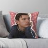 Tom Holland Denkendes Quadrat Kissenbezug Polyester Leinen Samt Kreativ Reißverschluss Dekorative Sofa Sitzkissenbezug