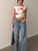 Sexy Off-Shoulder T-Shirt Damen Sommer Neuer Stil Ärmellos Figurbetontes Top Kurzararm