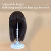 Practical Plastic Wig Stand with Adjustable Height  Hat Display for Easy Storage and Travel Suitable for All Wig Types